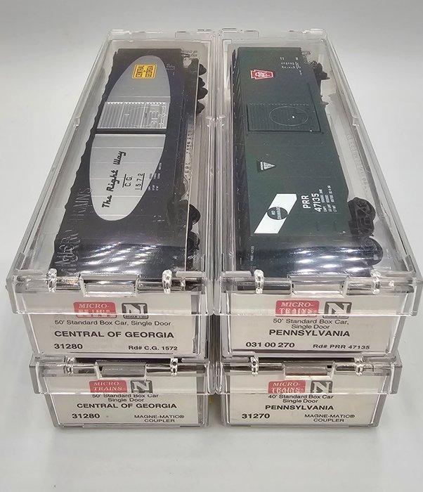 Micro Trains N - 31280 (x2) / 31270 / 03100270 - Wagon de, Hobby & Loisirs créatifs, Trains miniatures | Échelle N