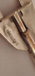 Cuillère (3) - Hollands zilver fruitmes, Zilver Zuurvorkje,, Antiek en Kunst