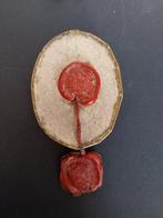 Reliekhouder - Messing, Glas, Hout, Papier - 1850-1900 - De