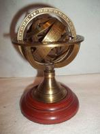 Armillarium - Nautical Full Brass Armillary Sphere on wooden