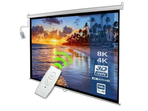 Veiling - Gemotoriseerd Projectiescherm - 178x178 cm, Audio, Tv en Foto, Projectieschermen, Nieuw