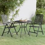 vidaXL Mobilier à dîner de jardin 3 pcs Maille Métal, Jardin & Terrasse, Verzenden, Neuf