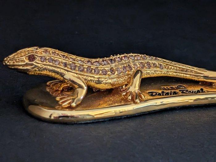 Swarovski - Beeld, Juju Palais Royal - hagedis ingelegd met, Antiek en Kunst, Curiosa en Brocante