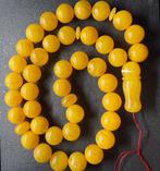 Oude hele stenen Baltische amber 303,5 g Tesbih misbaha, Antiek en Kunst