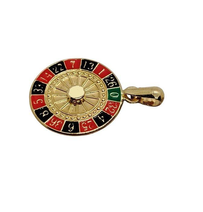 Zonder Minimumprijs - Hanger - 18 karaat Geel goud, Handtassen en Accessoires, Antieke sieraden