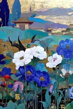 yamila - Jardín de la Reconstrucción: Peonías Azules y