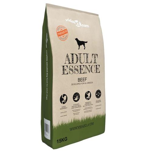 vidaXL Premium hondenvoer droog Adult Essence Beef 15 kg, Animaux & Accessoires, Accessoires pour chiens, Envoi
