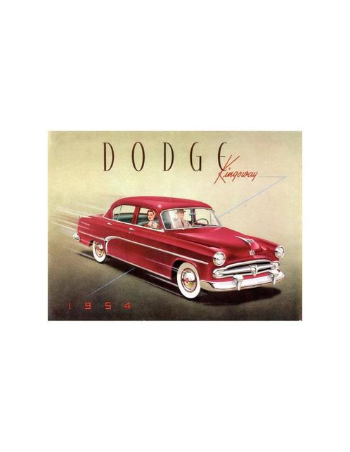 1954 DODGE KINGSWAY BROCHURE NEDERLANDS, Boeken, Auto's | Folders en Tijdschriften