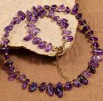 amethist Sieraden - Breedte: 48 cm- 185 g