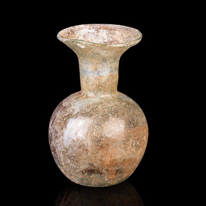 Oud-Romeins Glazen flesje - Elegante cosmetische houder, Antiek en Kunst, Antiek | Overige Antiek