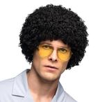 Zwarte Pruik Krullen, Verzenden, Nieuw