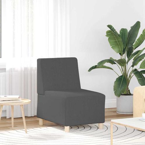 vidaXL Modulaire Sofa Eenheid Armless Donkergrijs 55 x 74 x, Huis en Inrichting, Zetels | Zetels, Nieuw, Verzenden