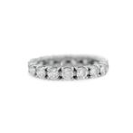 Sans Prix de Réserve - Bague déternité - 14 carats Or blanc