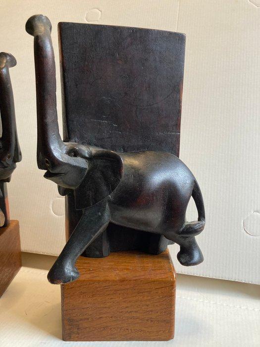 Boekensteunen (2) - Hout, Antiek en Kunst, Curiosa en Brocante