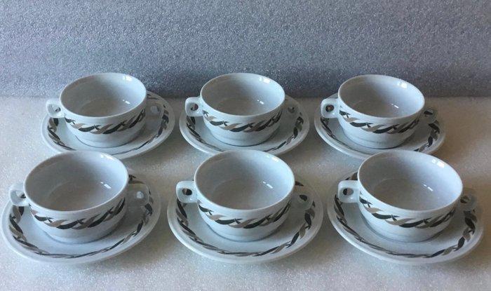 Richard Ginori - Tafelservies - Keramiek - Consommé-gerecht, Antiek en Kunst, Antiek | Meubels | Tafels