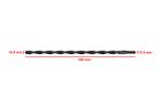 HSS M2 metaalboor 14,0x350 mm (verkleinde schacht), Verzenden, Nieuw