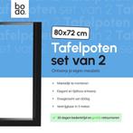 2dekans | Bodo® - Stalen Onderstel Tafel - Tafelpoten - Set, Huis en Inrichting, Tafels | Eettafels, Ophalen of Verzenden, Nieuw