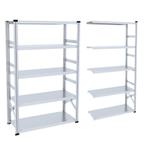 Metalsistem legbordstelling – 6 m lengte, 60 cm diep, 244., Ophalen of Verzenden