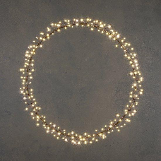 2dekans | Luca Lighting Lichtkrans met Warm Witte LED, Diversen, Kerst, Ophalen of Verzenden
