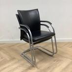 complete set 2 stuks Aspa / Klöber vergaderstoelen, zwart, Huis en Inrichting, Stoelen, Gebruikt, Zwart