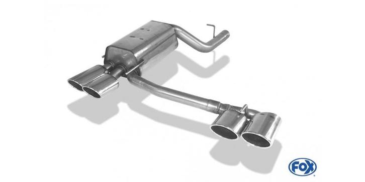 FOX Mercedes CLK Type 209 Cabrio & Coupe achterdemper uitgan, Auto-onderdelen, Uitlaatsystemen, Nieuw, Verzenden