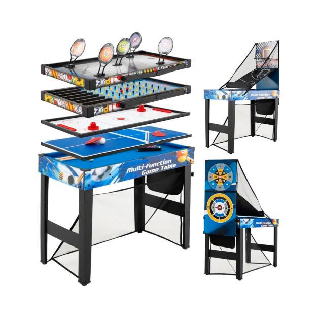 2dekans | Coast 10-in-1 Speeltafel | Blauw/Zwart | 106 x 51, Kinderen en Baby's, Speelgoed | Speeltafels, Ophalen of Verzenden