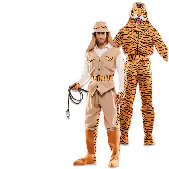 ② Kostuum safari tijger heren) — Carnavalskleding en Feestkleding — 2dehands
