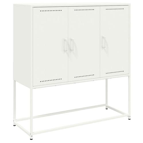 Hoge Kast Wit 100cm | Retour Deal | 40% Korting, Huis en Inrichting, Kasten | Overige, Nieuw, Verzenden