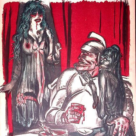 Spotprent over geslachtsziekten onder militairen (Lithos), Antiek en Kunst, Kunst | Litho's en Zeefdrukken, Verzenden