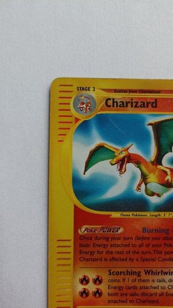Pokémon - 1 Card - Charizard 6/165 Expedition Base Set, Hobby en Vrije tijd, Nieuw