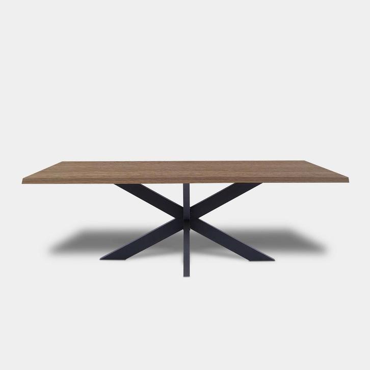 Tafel Boomstam eikenhout  Matrix  180x90, Huis en Inrichting, Tafels | Eettafels