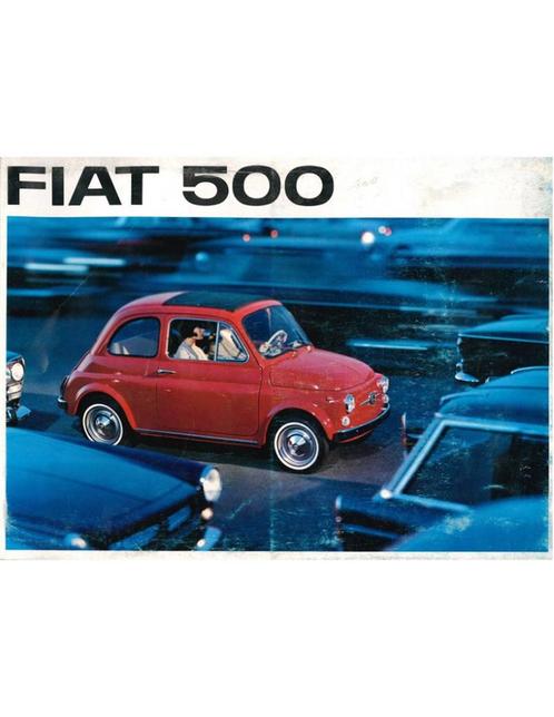 1966 FIAT 500 BROCHURE FRANS, Boeken, Auto's | Folders en Tijdschriften, Ophalen of Verzenden