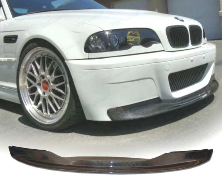 SPOILER LAME DE PARE-CHOCS AVANT BMW E46 M3 CSL CARBONE, Auto-onderdelen, Carrosserie, Verzenden