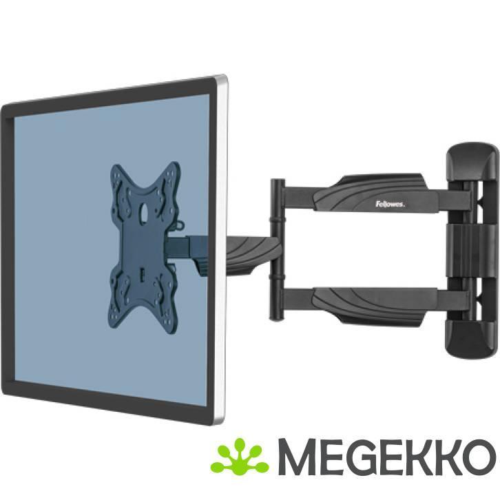 Fellowes 8043601 55  Zwart flat panel muur steun, Audio, Tv en Foto, Televisiebeugels, Nieuw, Verzenden
