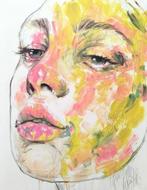 Geranio Paola - I feel everything, Antiek en Kunst, Kunst | Schilderijen | Modern