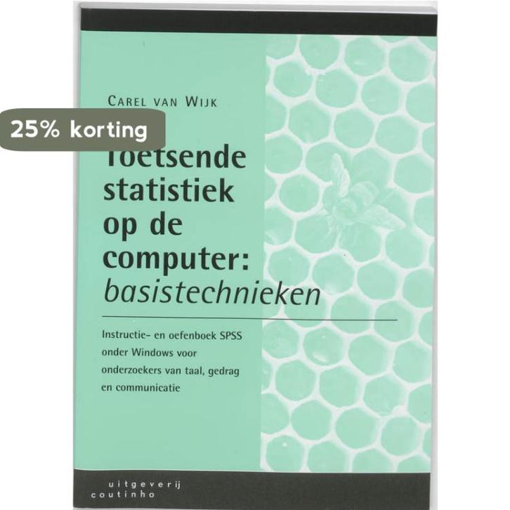 Toetsende statistiek op de computer Basistechnieken, Boeken, Wetenschap, Gelezen, Verzenden