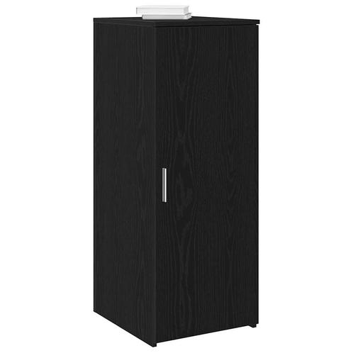 vidaXL Opbergkast 40x45x103,5 cm bewerkt hout zwart, Huis en Inrichting, Kasten | Overige, Nieuw, Verzenden