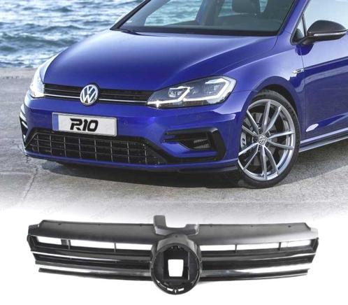CALANDRE VOLKSWAGEN VW GOLF 7.5 17-20 ACC LOOK R NOIR CHROMÉ, Auto-onderdelen, Carrosserie, Verzenden