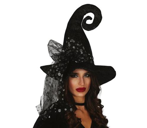 Halloween Heksenhoed Krul Punt, Hobby en Vrije tijd, Feestartikelen, Nieuw, Verzenden