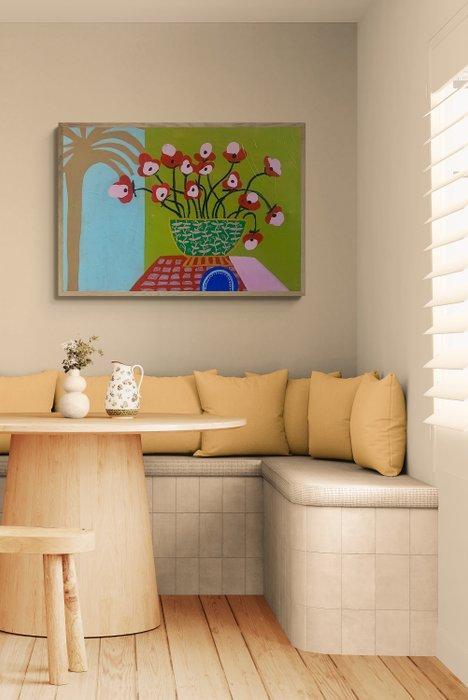 MARA B. - SUNNY TERRACES, Antiek en Kunst, Kunst | Schilderijen | Modern