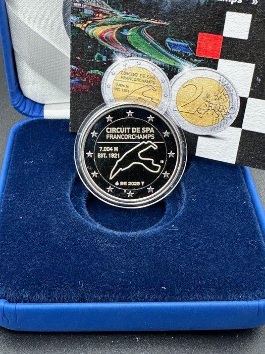 Belgique. 2 Euro 2025 Circuit de Spa-Francorchamps Proof, Postzegels en Munten, Munten | Europa | Euromunten