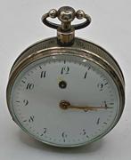 De Bon Paris - Silber Spindeluhr - Emaillerückseite der Pfau, Nieuw