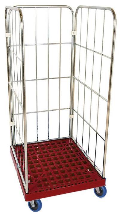 Rolcontainer 815 x 724 mm 2 zijwanden en 1 achterwand, Articles professionnels, Machines & Construction | Chariots élévateurs & Transport interne