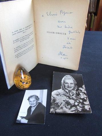 Signé ; Jean Cocteau - Clair-obscur [envoi autographe signé]