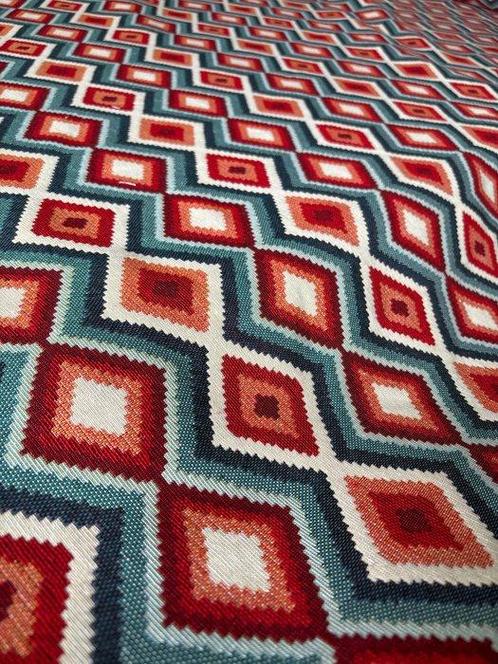 Maya Uniek en Exclusief Gobelin Stoffering Stof - Meubelstof, Antiek en Kunst, Antiek | Tapijten, Tafelkleden en Textiel