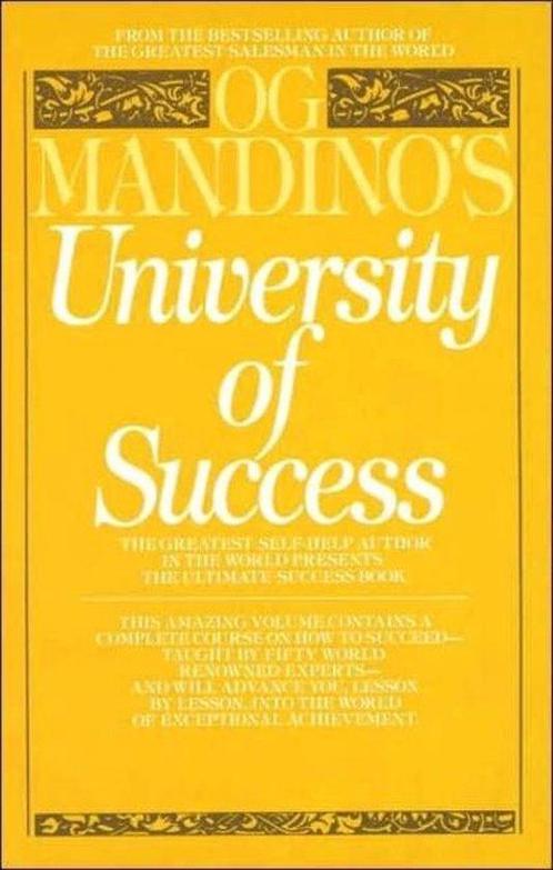 University of Success 9780553345353 Og Mandino, Boeken, Taal | Engels, Zo goed als nieuw, Verzenden
