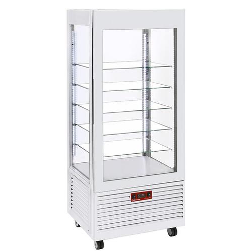 Vitrine 4 zijden T° negatief, 5 niveaus in glas, geventileer, Zakelijke goederen, Horeca | Keukenapparatuur, Koelen en Vriezen