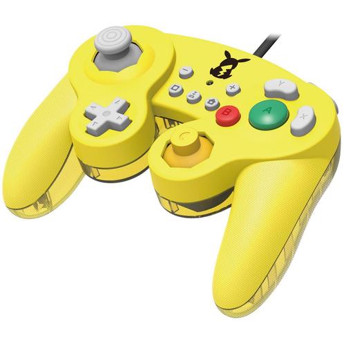 Nintendo Switch Battle Pad (Pikachu) Gamecube Style Contr..., Games en Spelcomputers, Spelcomputers | Nintendo Switch, Zo goed als nieuw