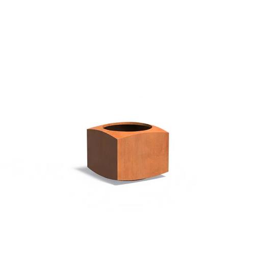 Cortenstaal plantenbak 60x60x50cm - Met bodem, Tuin en Terras, Bloembakken en Plantenbakken, 30 tot 60 cm, 60 tot 100 cm, Tuin
