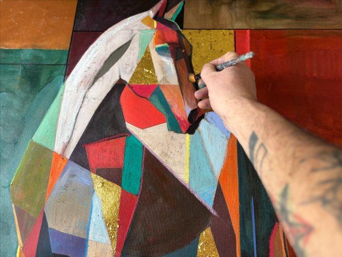 Rhul Rodríguez (1981, Spain) - Ulyses - XL - No Reserve, Antiek en Kunst, Kunst | Schilderijen | Modern